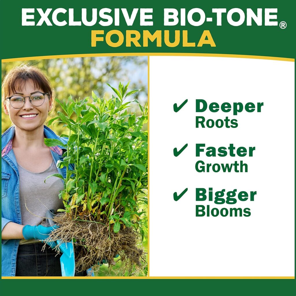 Espoma Organic Flower-Tone 3-4-5 Natural  Organic Plant Food; 4 lb. Bag; Organic Fertilizer for Flowers, Annuals, Perennials  Hanging Baskets. Blossom Booster. 2 Pack