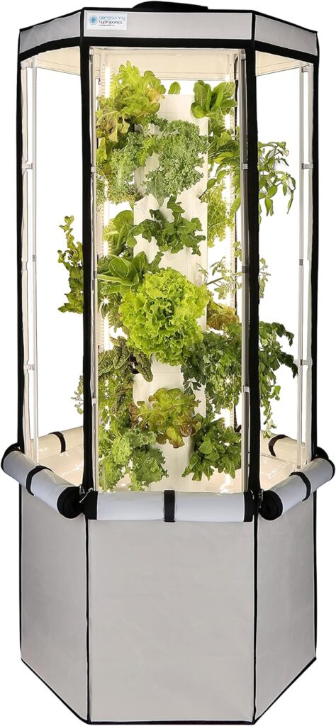 Indoor Hydroponic Growing System 2.0 – Grow 27 Lettuce, Vegetable, Herb  Fruiting Plants | includes Grow Tent, 150W LED Grow Lights, Fan  Wheels for Indoor Gardening