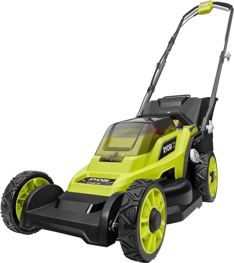 Ryobi P1108BTL ONE+ 18V 13 in. Cordless Battery Walk Behind Push Lawn Mower (Tool Only)