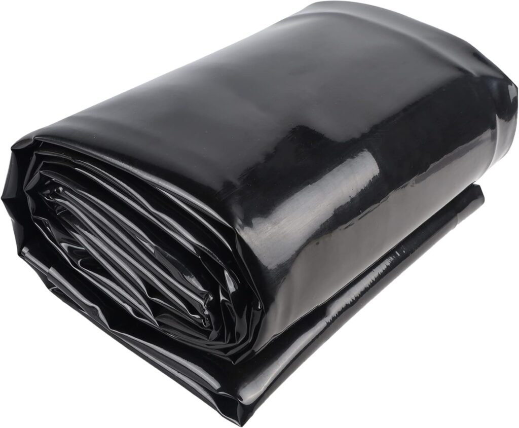 10 x 15 FT Pond Liner, 20 Mil Fish Pond HDPE Liner, Pond Liners for Outdoor Ponds, Koi Ponds, Garden Fountain, Waterfall