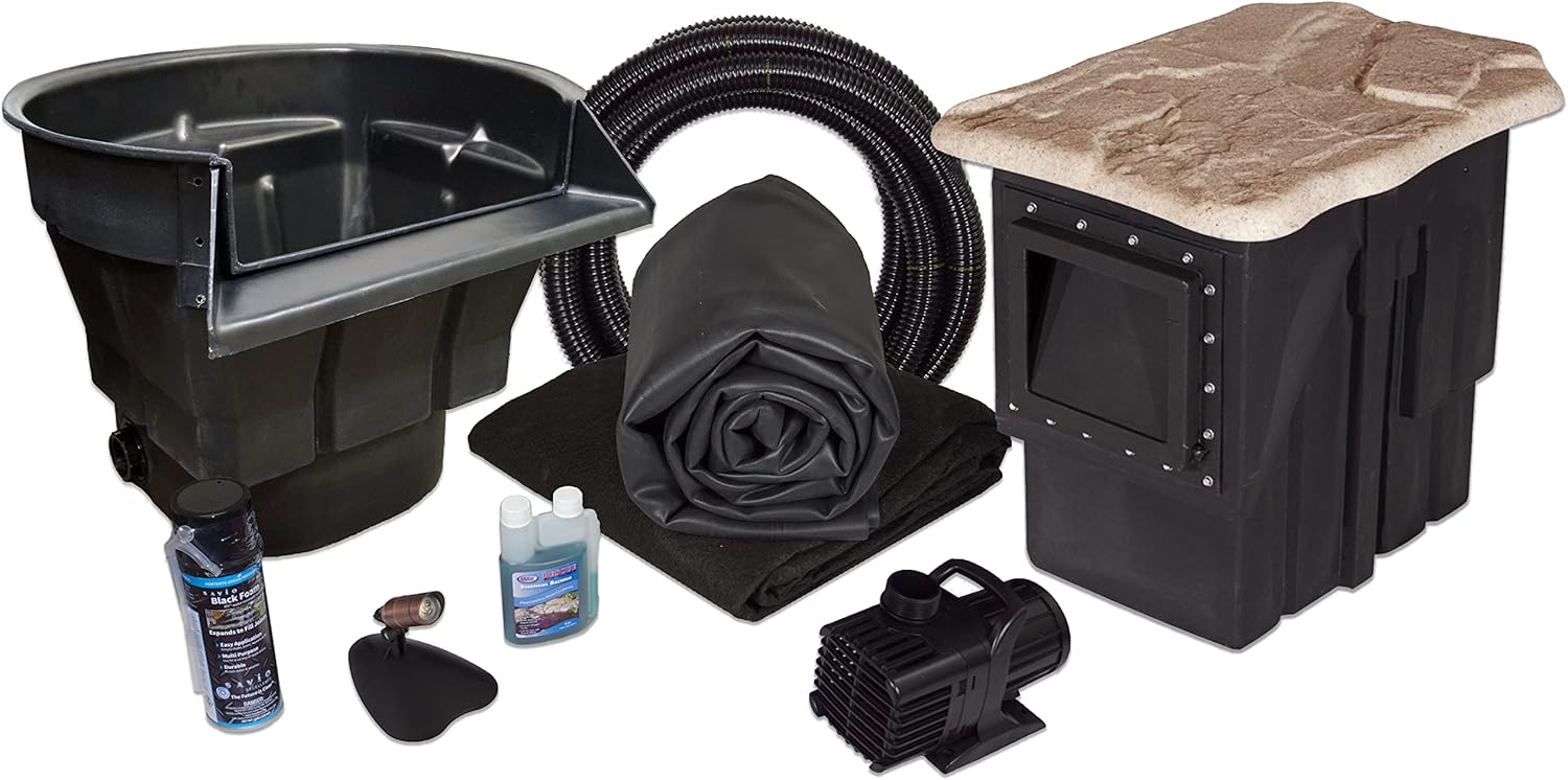 Comparing HALF OFF PONDS PondBuilder Kits: Crystal vs. Elite