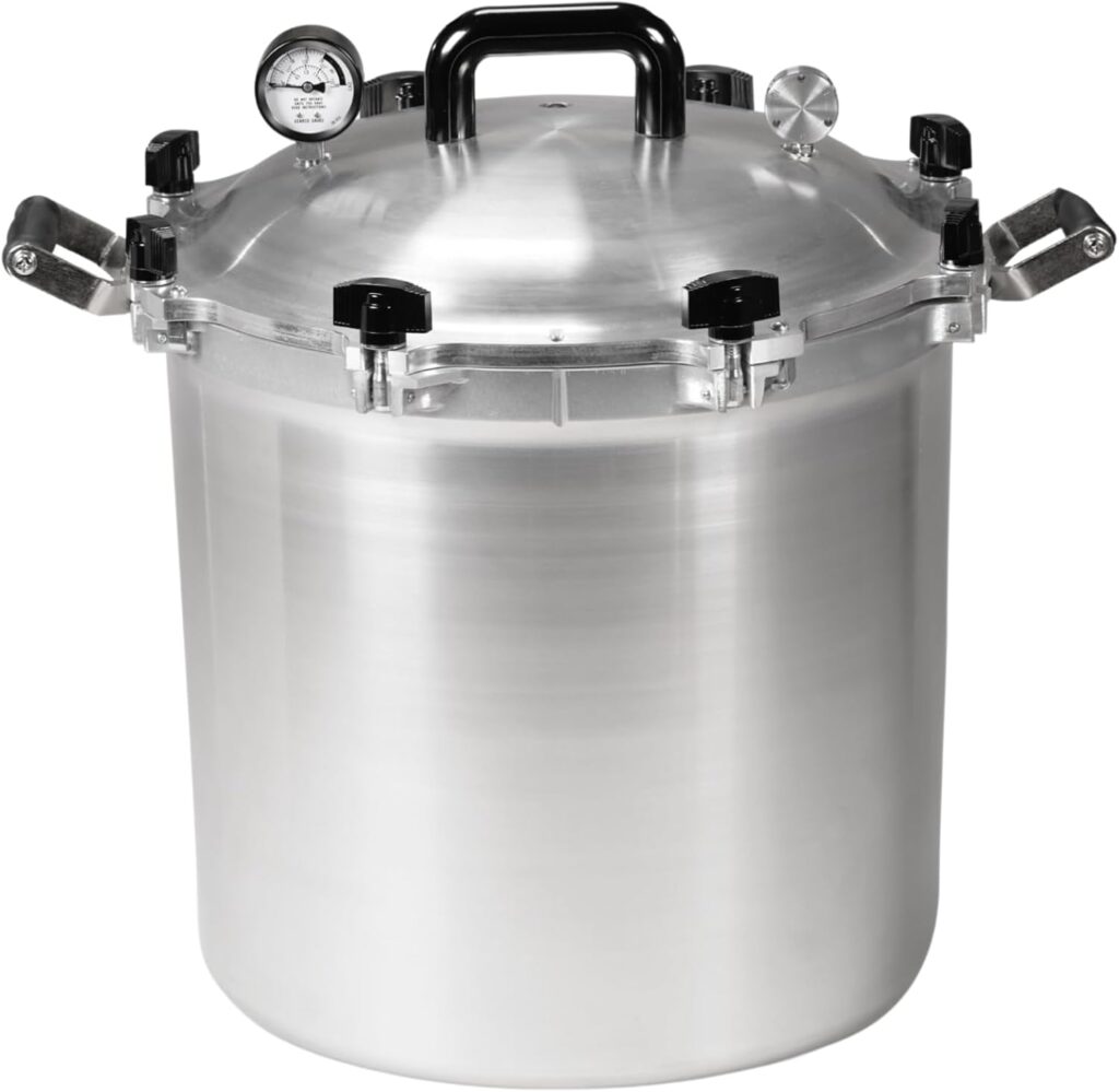 All American 1930: 41.5qt Pressure Cooker/Canner (The 941) - Exclusive Metal-to-Metal Sealing System - Easy to Open  Close - Suitable for Gas or Electric Stoves - Made in the USA