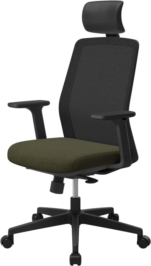 SIDIZ T40 SE Ergonomic Office Chair : Comfortable Home Office Chair with Reclining Tilt Lock, Headrest, 3D Armrests, Mesh Back Computer Desk Chair, Alternative Gaming Chair (Terracotta)