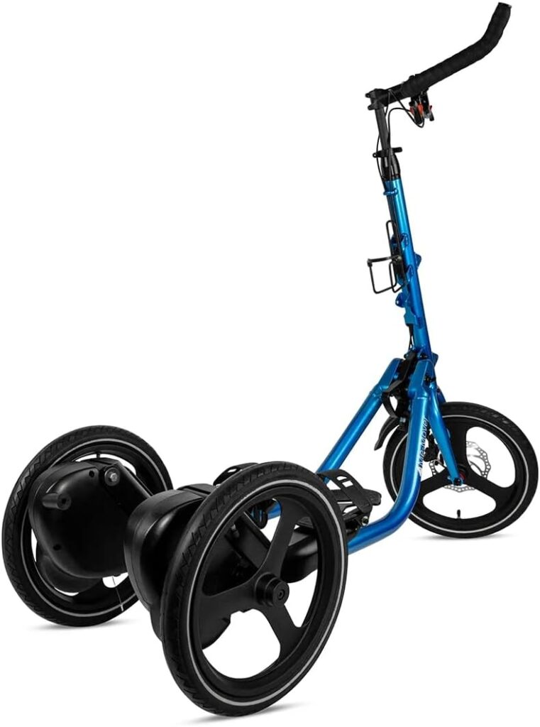 Speed - Step Machine on Wheels, Low Impact Trainer, Cross Step Trainer for Outdoor Exercise, Elliptical Tricycle