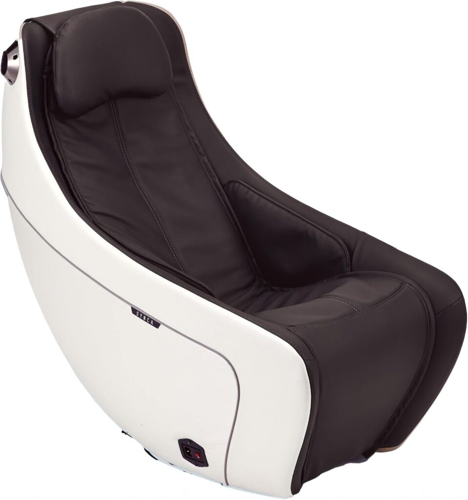 CirC Premium Massage Chair - SL Track, Heated, Ergonomic, Full Body, Deep Tissue, Shiatsu and Remote-Controlled, Home  Office Use (Burnt Coffee)