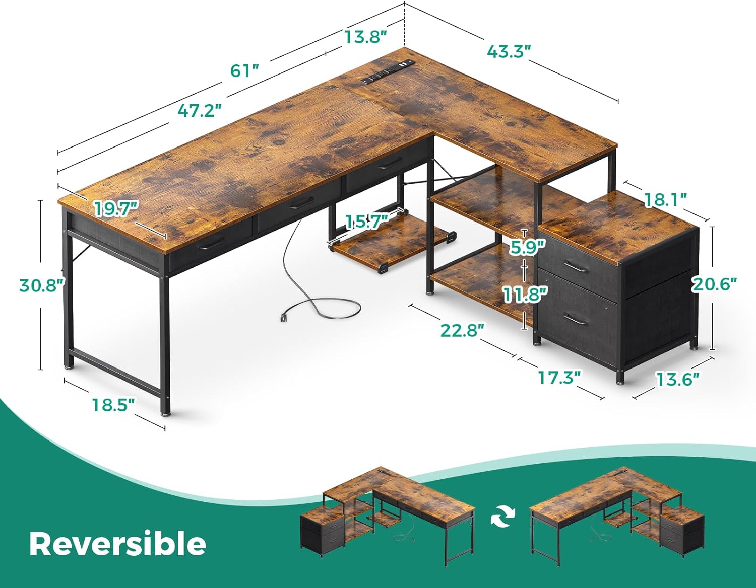 Comparing Top Vintage L-Shaped Desks for Home Offices