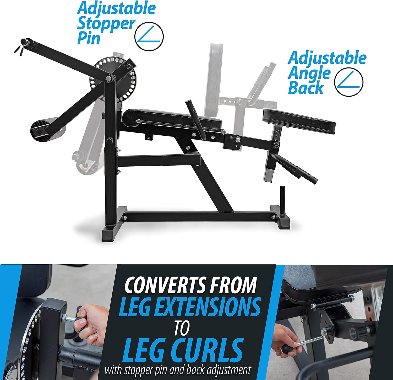 Review: Heavy Duty Adjustable Leg Extension & Curl Machine