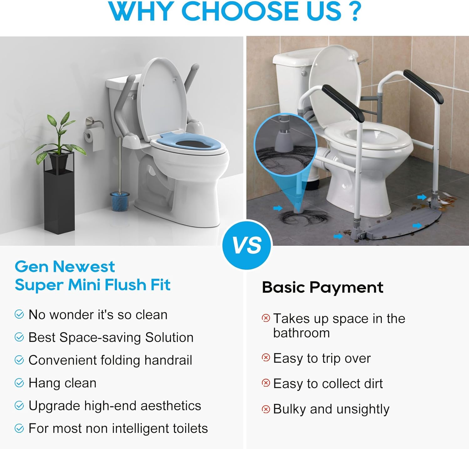 Review of Heavy Duty Toilet Safety Rails for Seniors